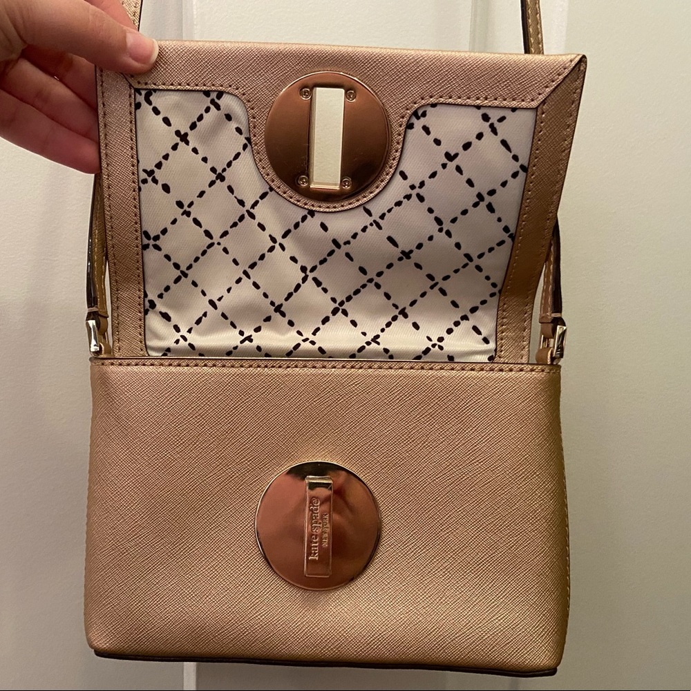 Rose Gold Kate Spade Crossbody Bag/Purse